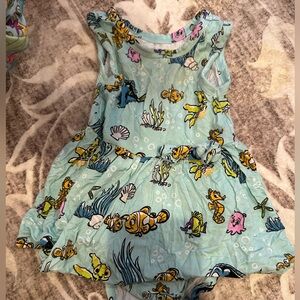 Little Sleepies Onsie/dress Disney Finding Nemo 3-6m